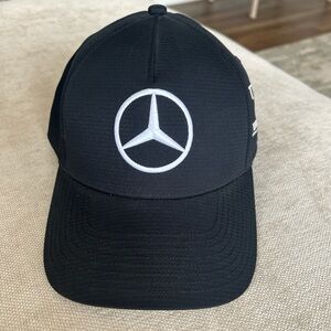Black Mercedes Benz Racing Hat